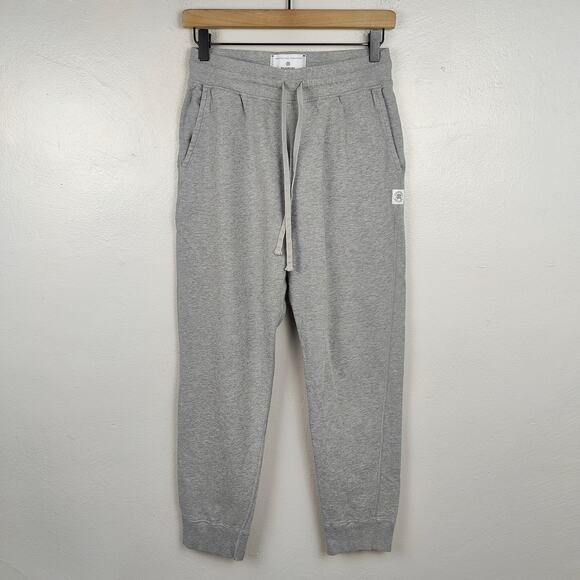 Reigning Champ Sweatpants Mens Small Gray Heather Lightweight Joggers Gym Lounge - Picture 1 of 7